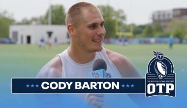The OTP | Titans Roster & Captain’s Dinner Recap + Titans Captain Cody Barton