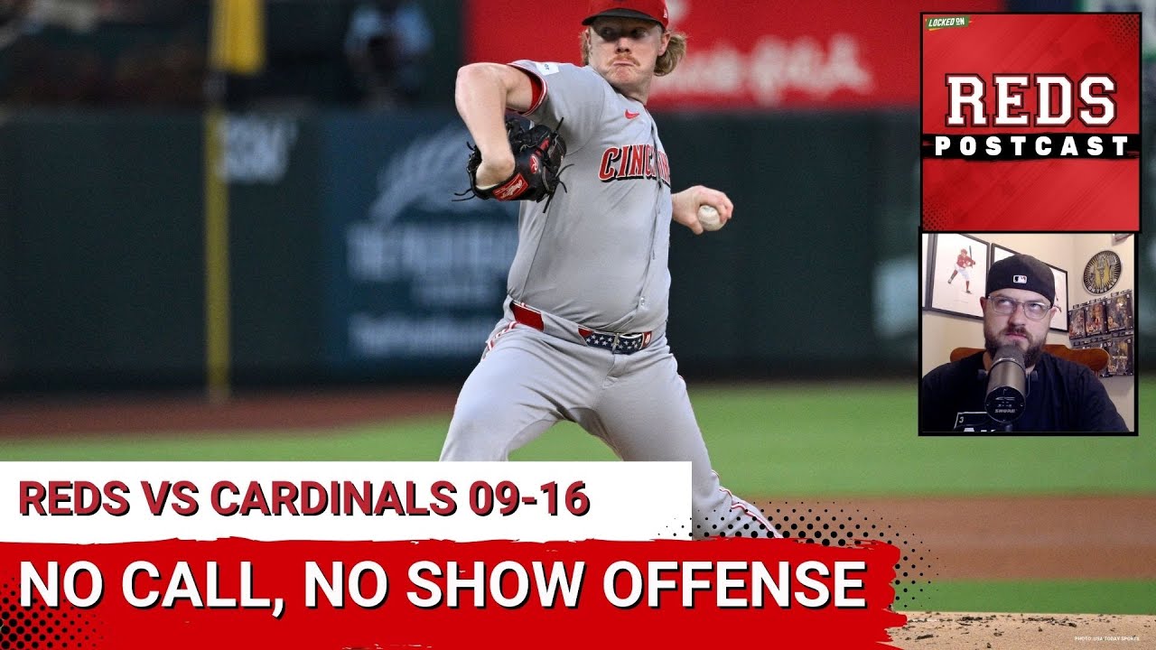 Reds Postcast: Cincinnati Reds SHUTOUT By St. Louis Cardinals; Offensive BRUTAL Performance