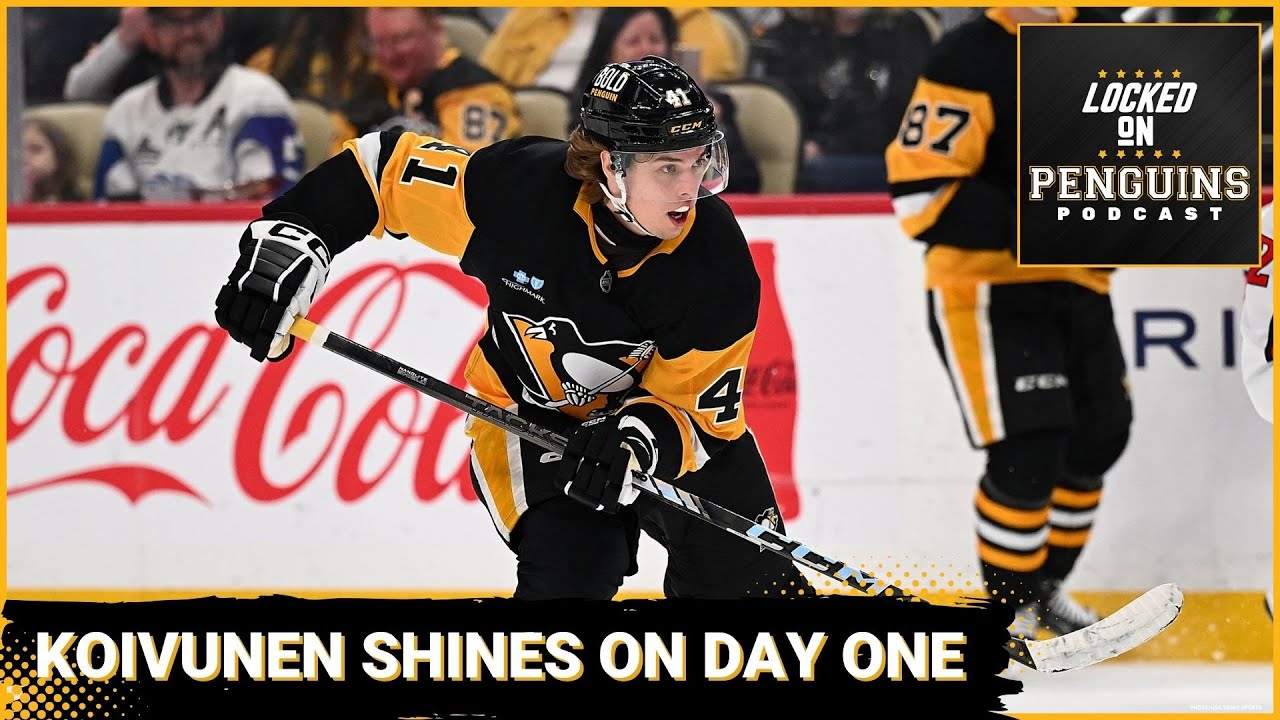 Penguins Training Camp Day One: Koivunen SHINES, Muse gets intense!