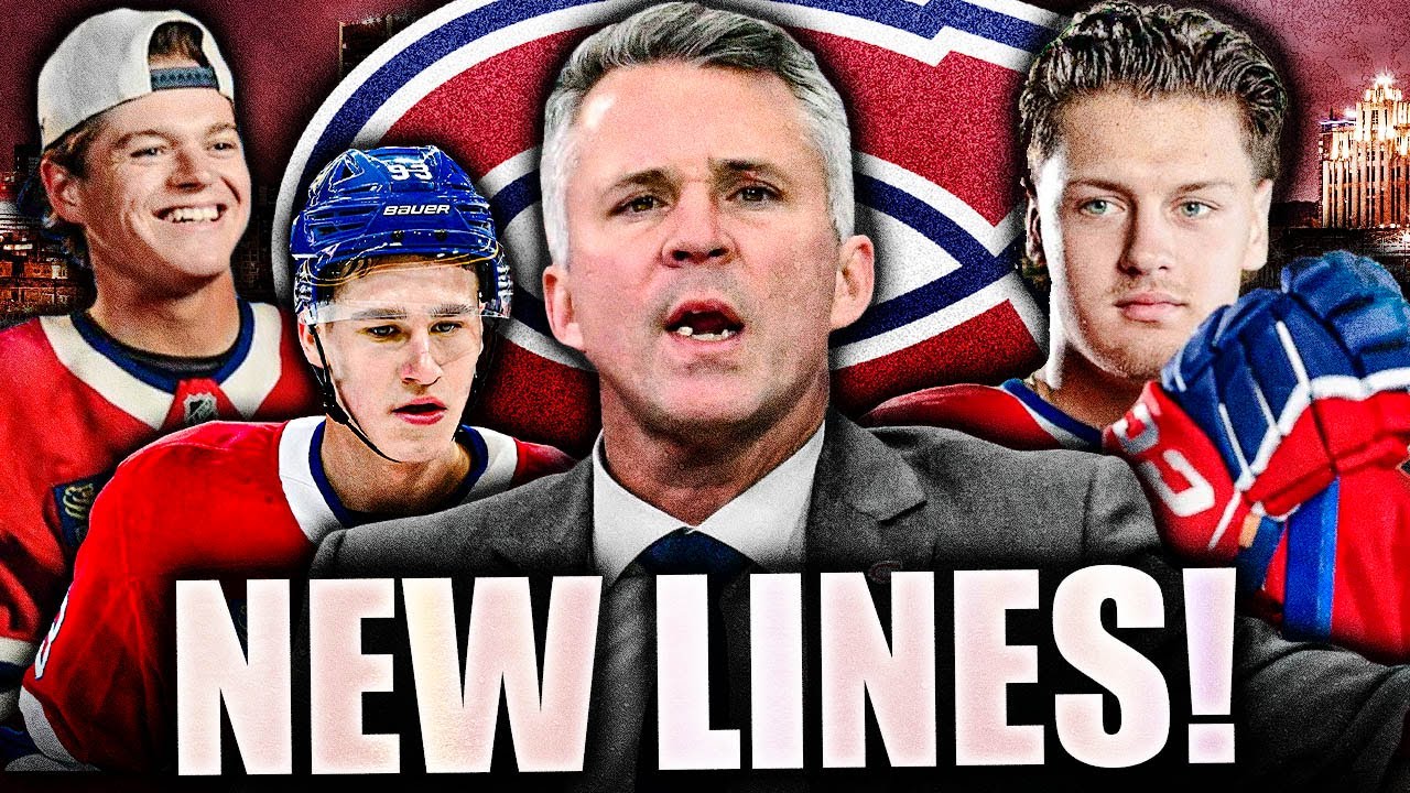 MONTREAL CANADIENS NEW FORWARD LINES REVEALED | FULL BREAKDOWN & ANALYSIS