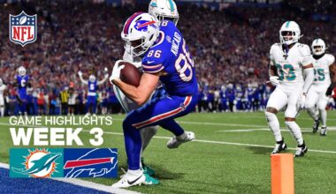 Miami Dolphins vs Buffalo Bills Game Highlights | 2025 NFL Season Week 3