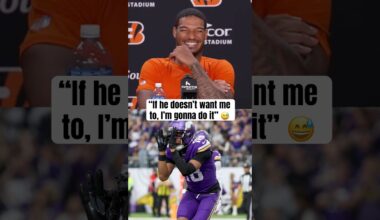 Ja’Marr wants to griddy in Minnesota 😂 (via @Bengals)