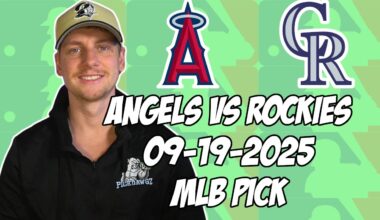Los Angeles Angels vs Colorado Rockies 9/19/25 MLB Pick & Prediction | MLB Betting Tips