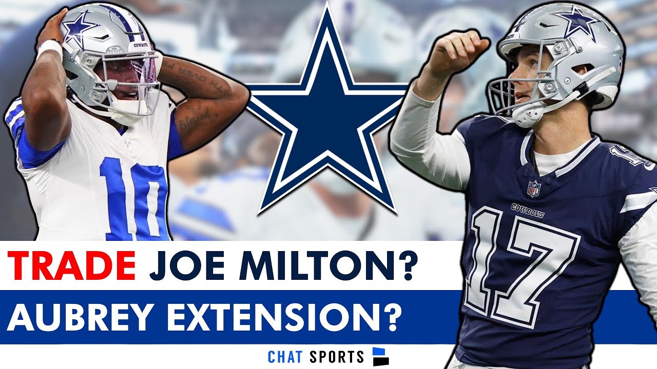 Dallas Cowboys Trade Rumors On Joe Milton + Jerry Jones HINTS At A Brandon Aubrey Contract Extension