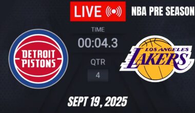 NBA LIVE! Detroit Pistons vs Los Angeles Lakers | September 19, 2025 | Pistons vs Lakers 2K26
