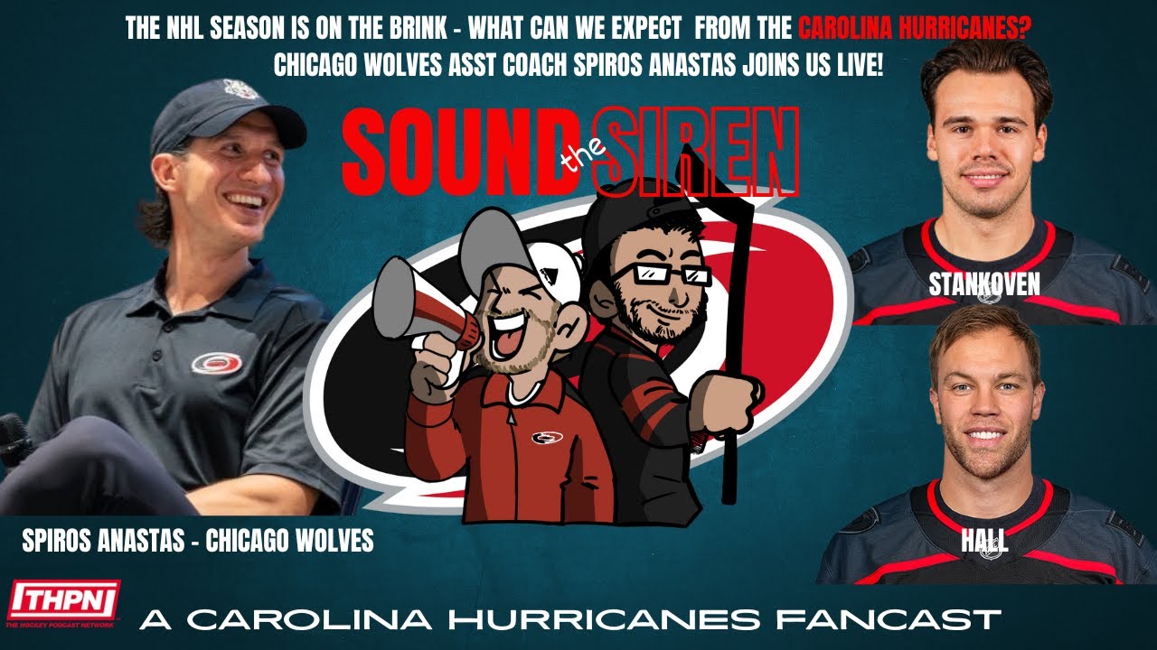 Carolina Hurricanes seasons is on the brink. Chicago Wolves Asst Coach Spiros Anastas Joins Us Live!
