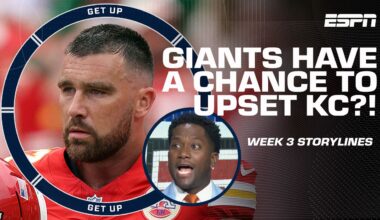 Kansas City Chiefs on UPSET ALERT vs. the Giants? 🚨 Harry Douglas gives THIS percent chance | Get Up