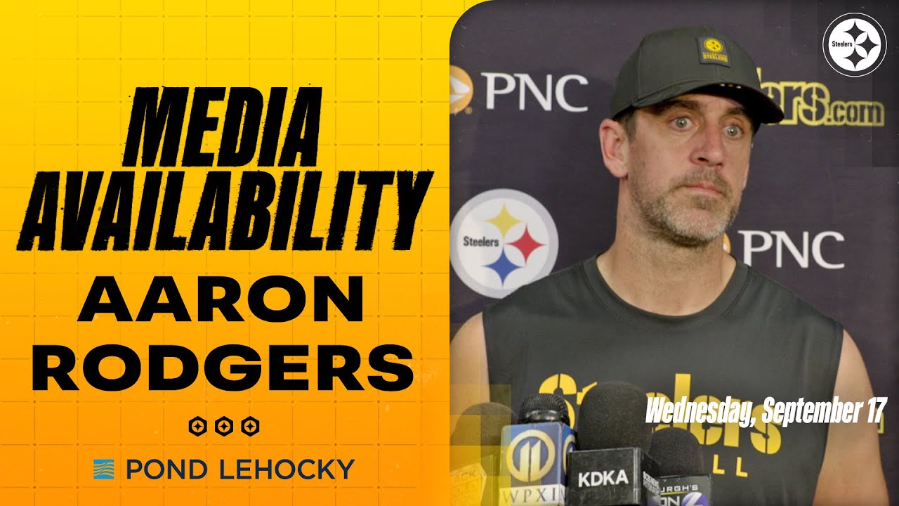 Aaron Rodgers Media Availability (Sept. 17) | Pittsburgh Steelers