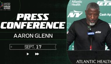 Aaron Glenn Press Conference (9/17) | New York Jets