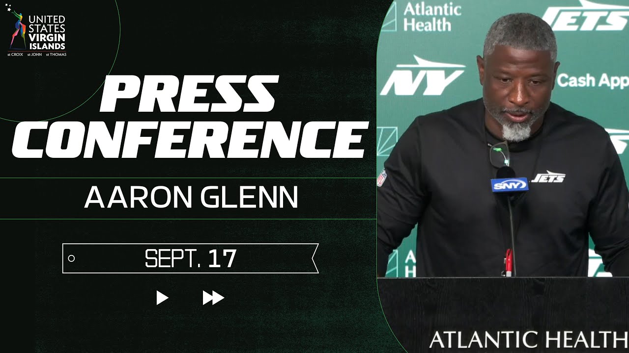 Aaron Glenn Press Conference (9/17) | New York Jets