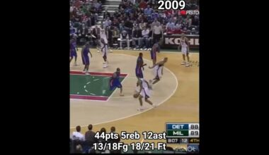 RAMON SESSIONS 44 Point Game vs. DETROIT PISTONS IN 2009 : #shorts #ramonsessions #foryou