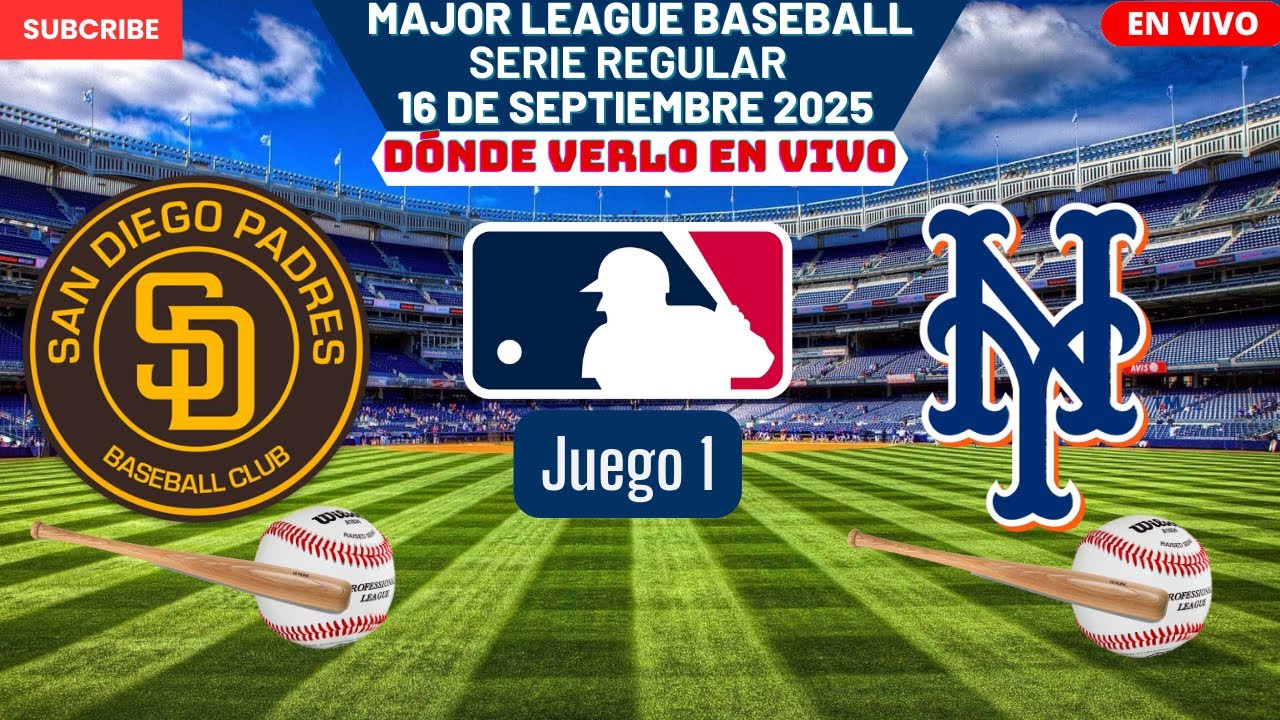 ⚾️San Diego Padres vs New York Mets⚾️Dónde Ver El Partido EN VIVO|Juego 1 MLB 2025