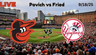 Baltimore Orioles vs New York Yankees | LIVE! Play-by-Play & Commentary | 9/18/25 | Game #153