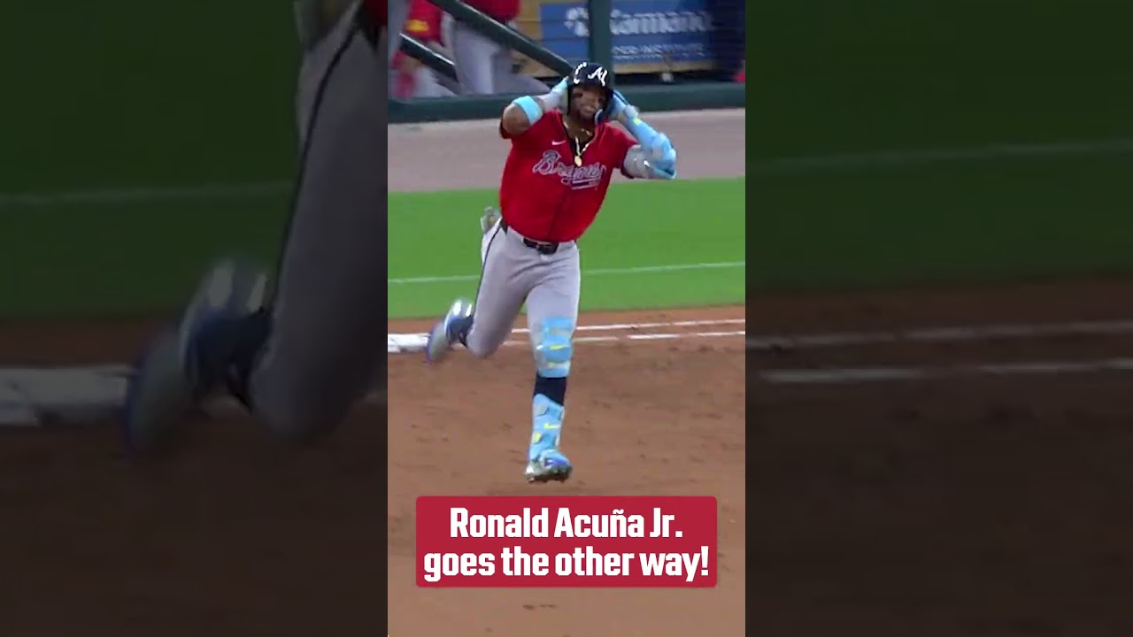 Ronald Acuña Jr. goes oppo 🌮 for homer No. 18 🔥