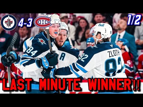 2025 Prospect Showdown 1/2 WPG-4 MTL-3 Win Jets Fan Reaction