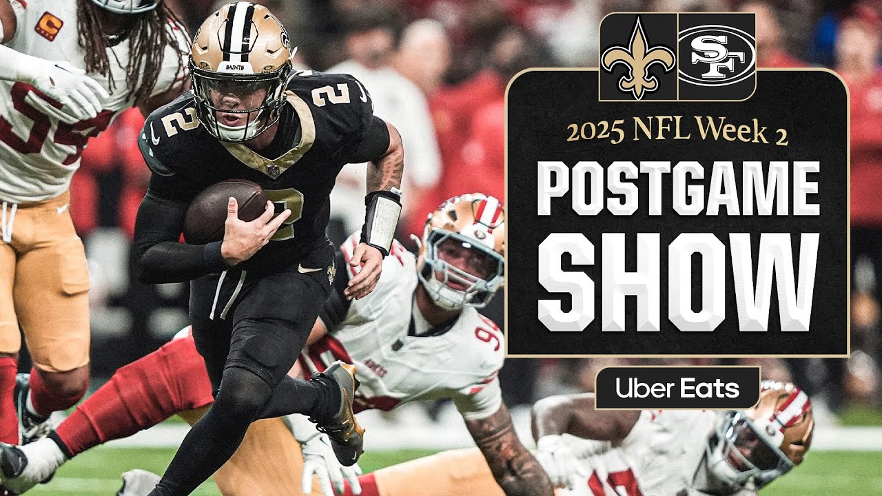 LIVE: Saints vs. 49ers Postgame Show | 2025 NFL Week 2