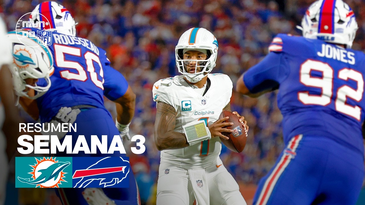 Miami Dolphins vs. Buffalo Bills | Resumen NFL en español - Semana 3 | NFL Highlights 2025