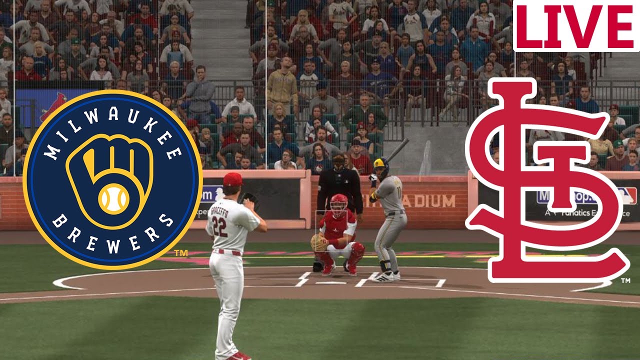 🔴LIVE 🔴Milwaukee Brewers VS St Louis Cardinals   / September 19/MLB THE SHOW 25