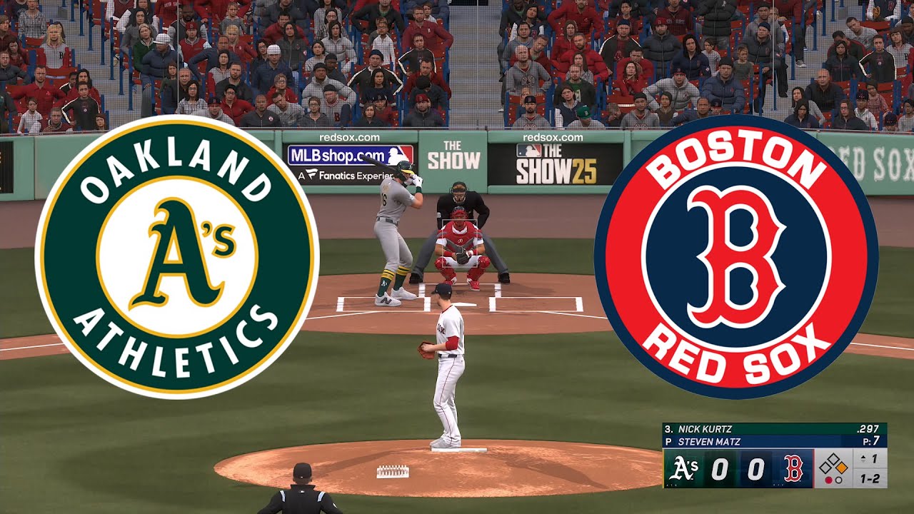 Oakland Athletics vs Boston Red Sox - MLB 9/17/25 Full Game Highlights (MLB The Show 25 Sim)