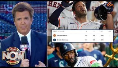 MLB Now | Houston Astros and Seattle Mariners begins 3-game series - Brian Kenny breaks AL West race