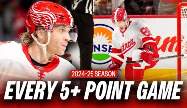 Every 5+ Point Game by an NHL Player in 2024-25