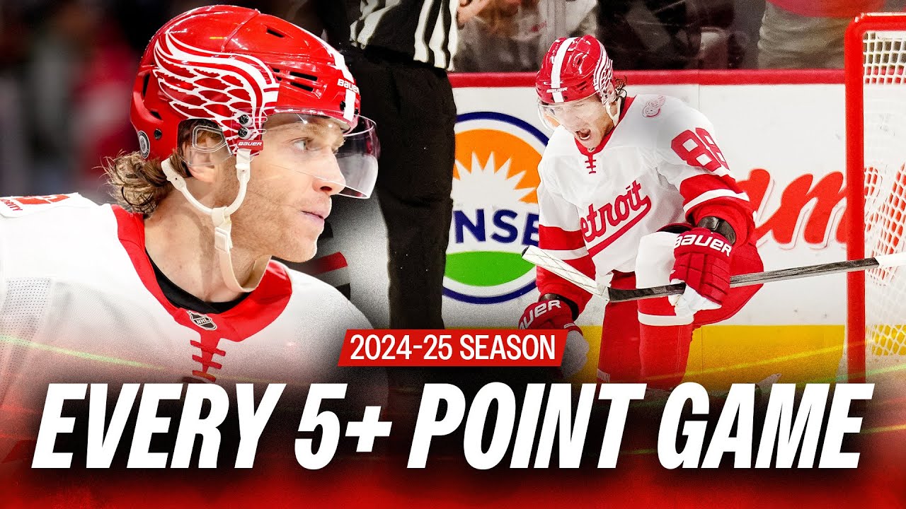 Every 5+ Point Game by an NHL Player in 2024-25