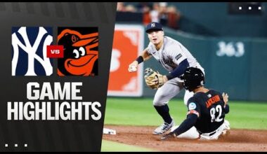 Yankees vs. Orioles Game Highlights (9/19/25) | MLB Highlights
