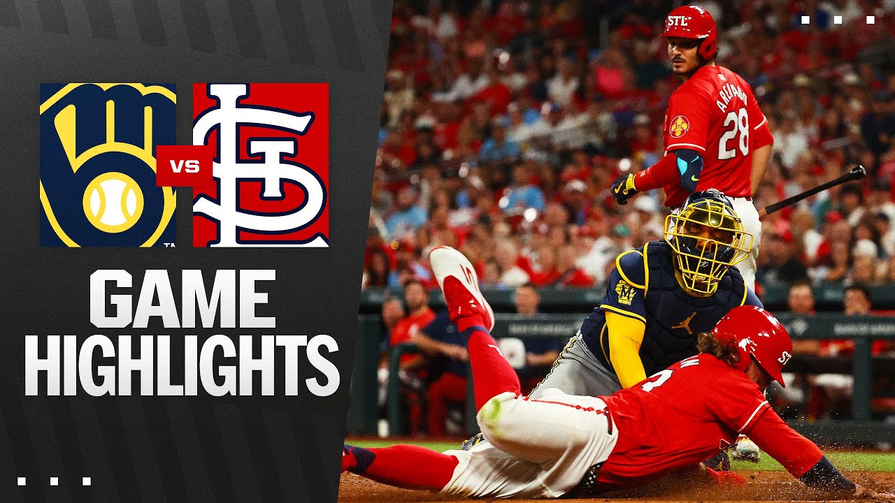 Brewers vs. Cardinals Game Highlights (9/19/25) | MLB Highlights