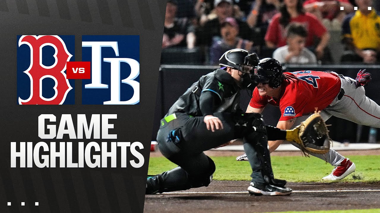 Red Sox vs. Rays Game Highlights (9/19/25) | MLB Highlights