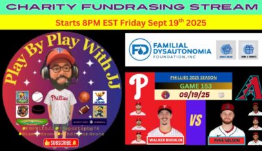 FD Fundraiser PART 4 - Philadelphia Phillies @ Arizona Diamondbacks (09-19-25) #phillies