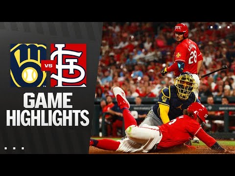 Brewers vs. Cardinals Game Highlights (9/19/25) | MLB Highlights