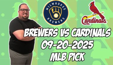 Milwaukee Brewers vs St. Louis Cardinals 9/20/25 MLB Pick & Prediction | MLB Betting Tips