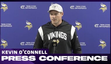 Kevin O’Connell Gives Injury Updates Including J.J. McCarthy Being Out for Week 3 Game vs. Bengals