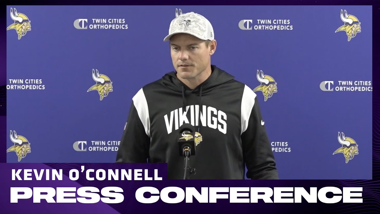 Kevin O’Connell Gives Injury Updates Including J.J. McCarthy Being Out for Week 3 Game vs. Bengals
