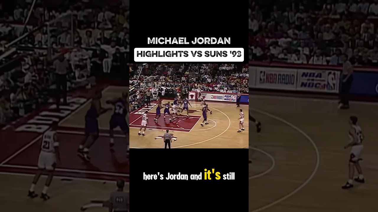 Michael Jordan Highlights vs Suns | 1993 Finals Game 4 #shorts