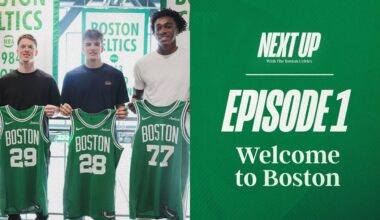 Next Up: Celtics rookies Hugo Gonzalez, Amari Williams & Max Shulga make their first visit to Boston