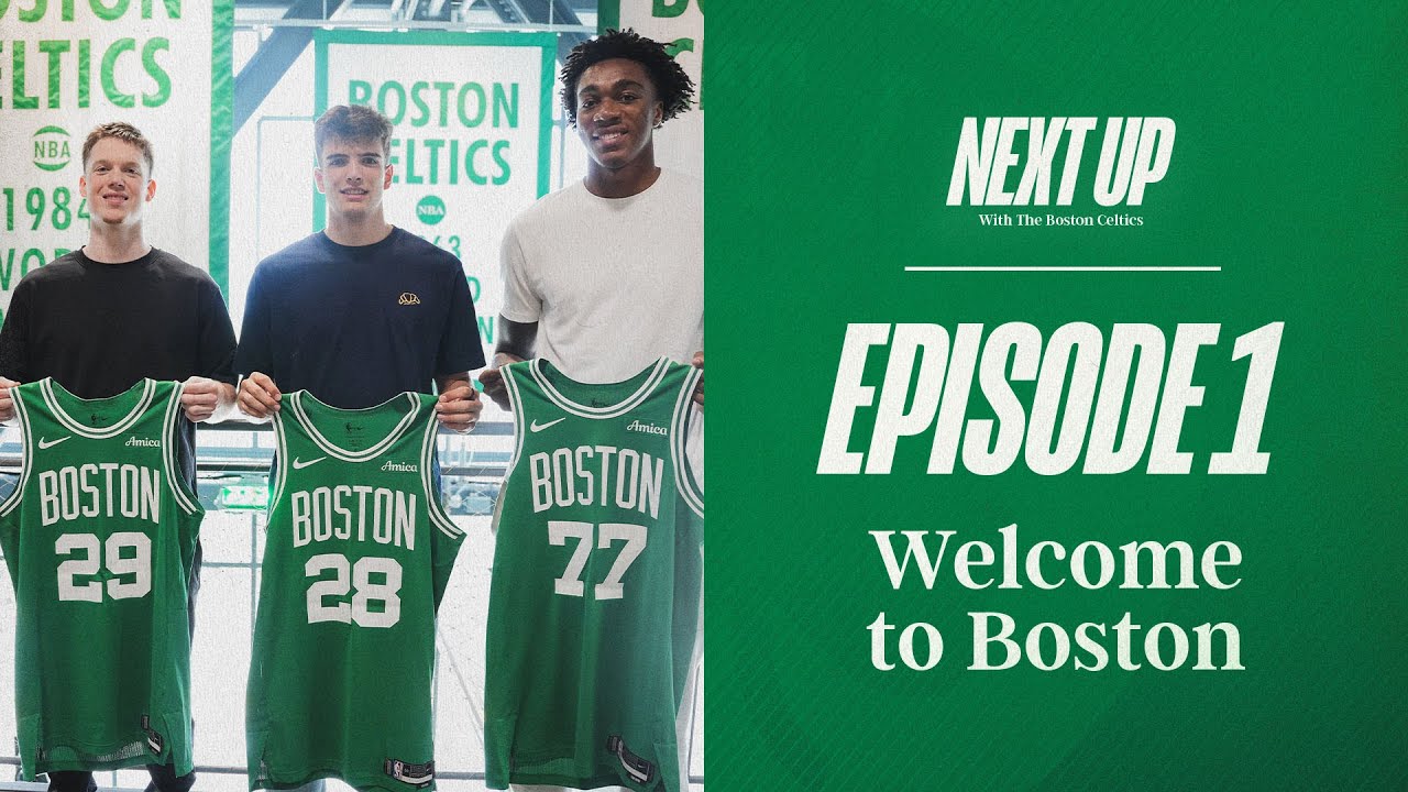 Next Up: Celtics rookies Hugo Gonzalez, Amari Williams & Max Shulga make their first visit to Boston