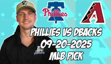Philadelphia Phillies vs Arizona Diamondbacks 9/20/25 MLB Pick & Prediction | MLB Betting Tips