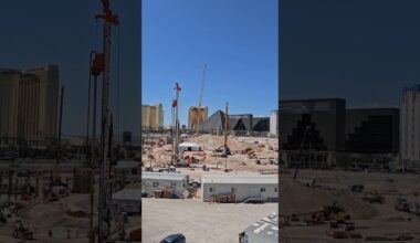Las Vegas Athletics Ballpark construction. 09/05/2025 #lasvegasathletics #oaklandathletics