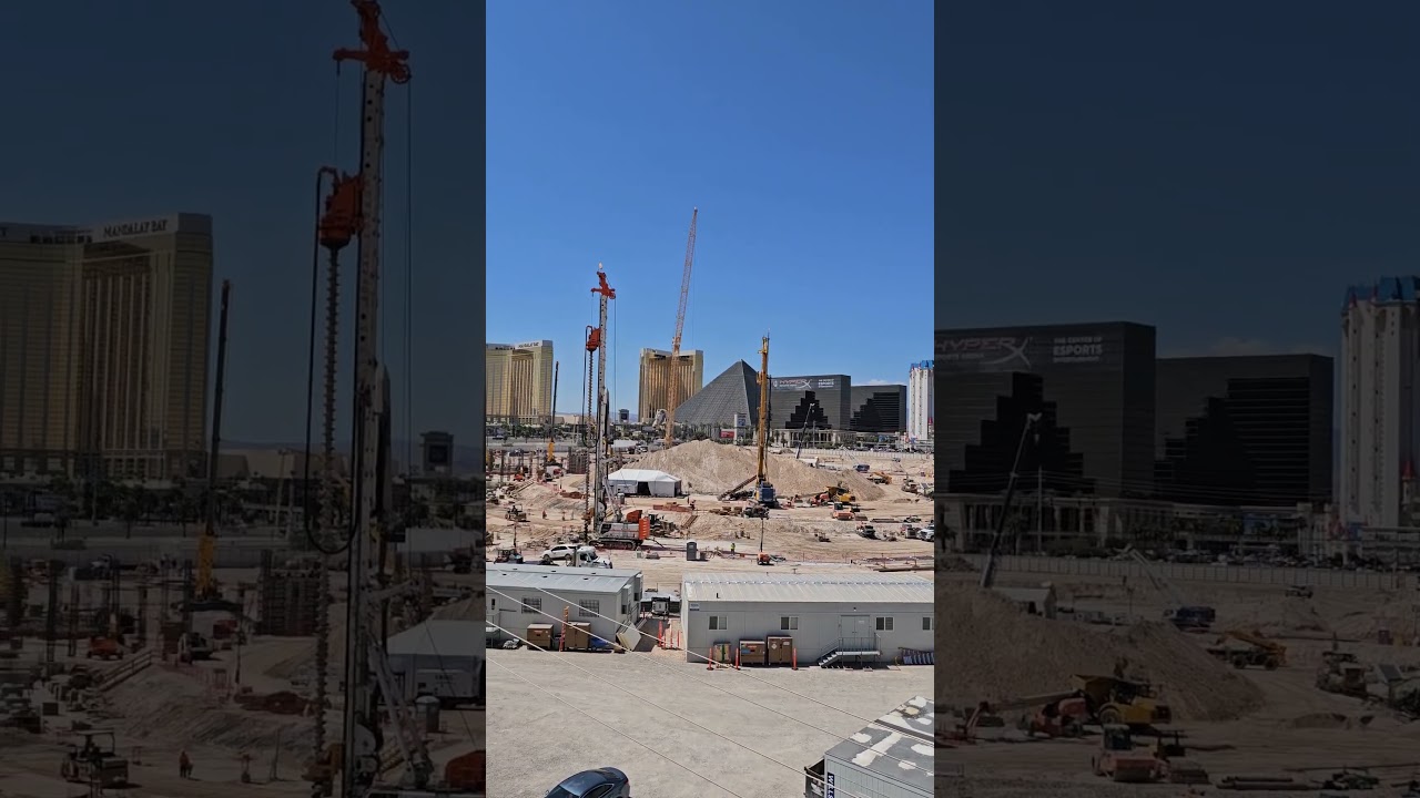 Las Vegas Athletics Ballpark construction. 09/05/2025 #lasvegasathletics #oaklandathletics