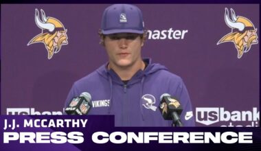 J.J. McCarthy on Vikings Loss to Falcons: It Starts With Me, I've Got To Play Better