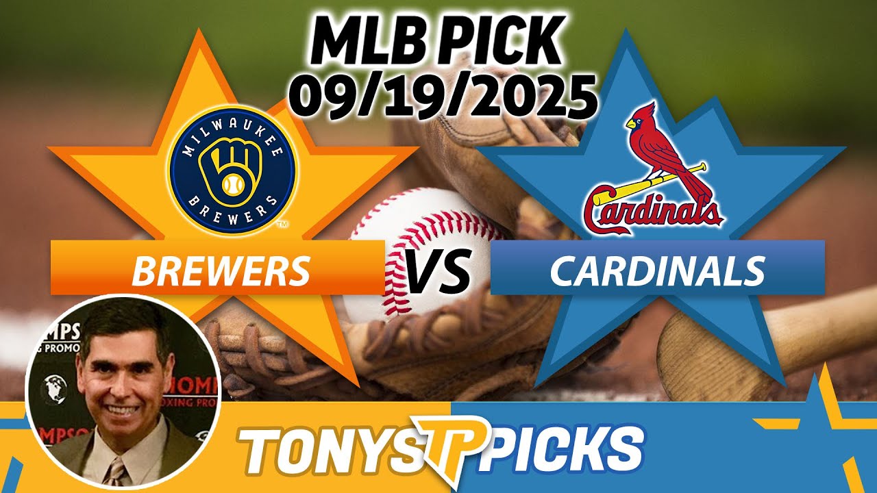 Milwaukee Brewers vs St Louis Cardinals Pick 9/19/25 MLB Pick Prediction