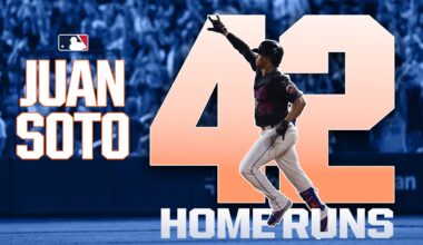 NEW CAREER HIGH! 🤩 All 42 of Juan Soto's home runs for the New York Mets this season! 🍎