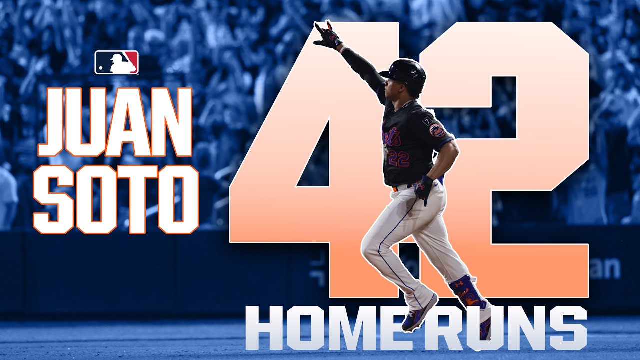 NEW CAREER HIGH! 🤩 All 42 of Juan Soto's home runs for the New York Mets this season! 🍎