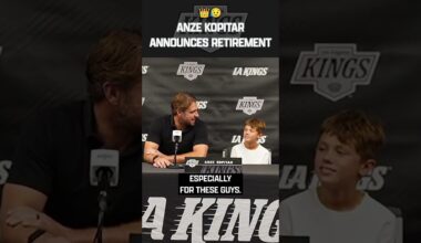KOPITAR announces his RETIREMENT 👑😥