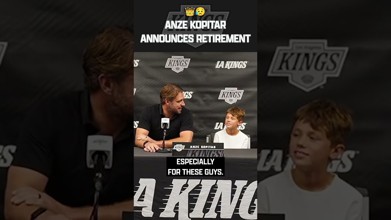 KOPITAR announces his RETIREMENT 👑😥