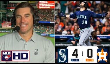 MLB Network [BREAKING NEWS] Seattle Mariners blank Houston Astros 4-0, take lead in AL West