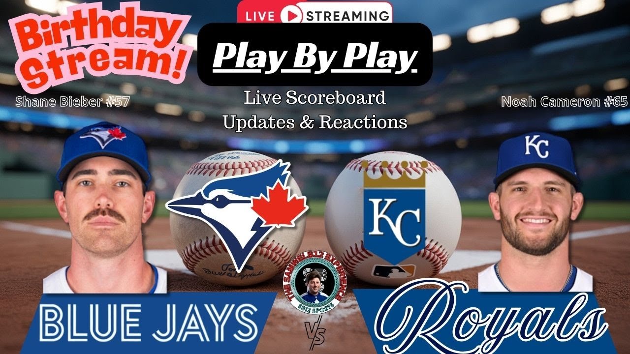 🧢 LIVE:  Toronto Blue Jays vs Kansas City Royals MLB Showdown & Reactions!