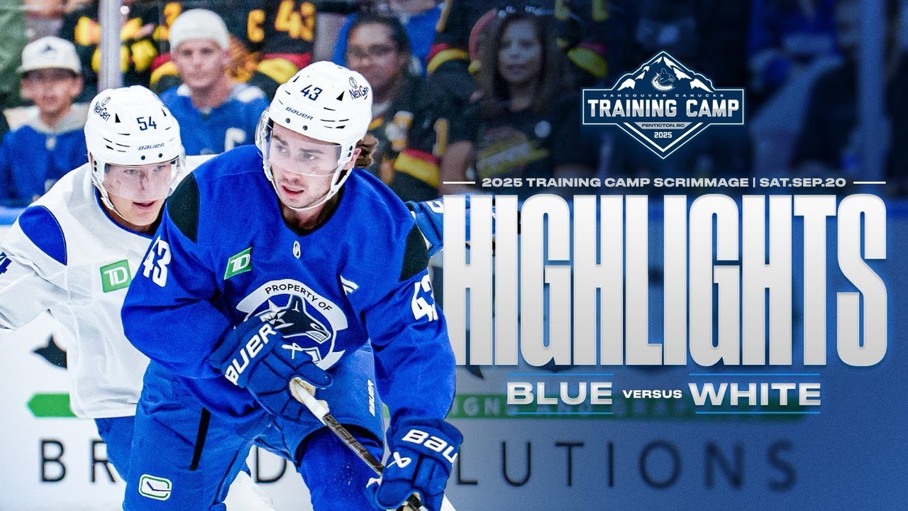 HIGHLIGHTS | Canucks Blue vs. White Training Camp Scrimmage (Sept. 20, 2025)
