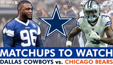 Dallas Cowboys vs. Chicago Bears Matchups To Watch Ft. George Pickens, Kenny Clark & Brock Hoffman